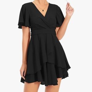 Elegant Black Women's Dress